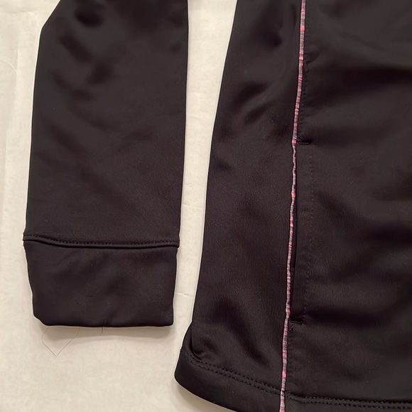 Nike Girls Dri Fit Zipper Hoodie Jacket Black with Pink Size 6/M - Picture 4 of 9